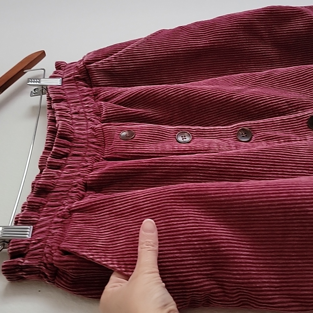 The Nines Blush Corduroy Skirt